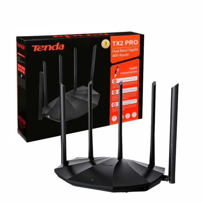 TENDA AX1500 RX2 PRO GIGABIT WI-FI 6 ROUTER